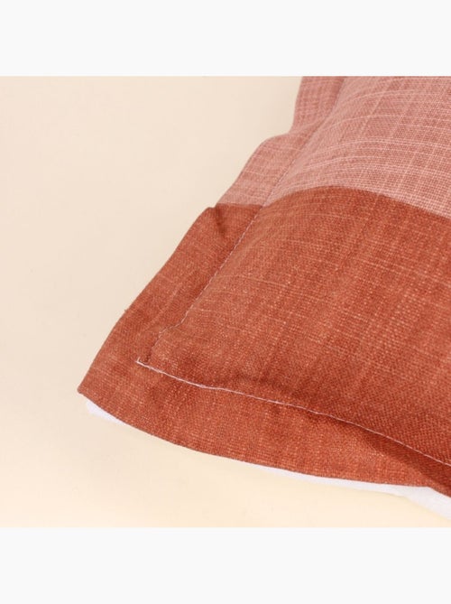 Coussin formes arrondies rouge, vert 40x40cm - Kiabi