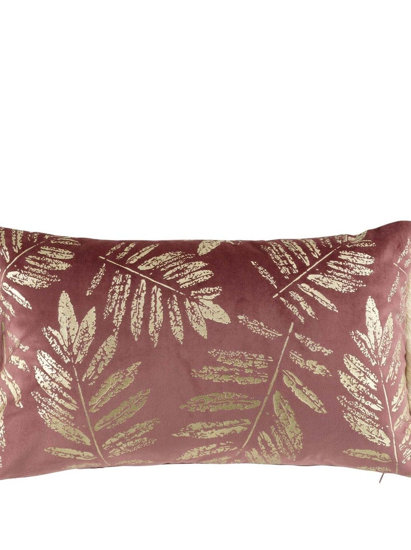 Coussin franges Collection Tropic Adelore Rose - Kiabi