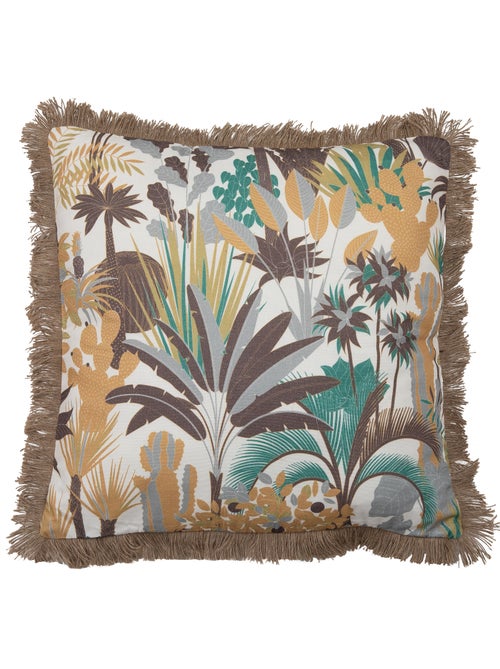 Coussin franges jute SWEET JUNGLE - Kiabi Coussin franges jute SWEET JUNGLE - Kiabi