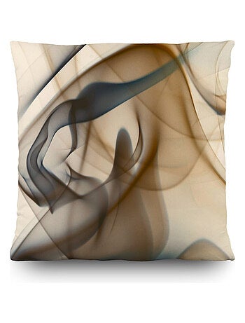 Coussin fumée noire - 45 cm x 45 cm