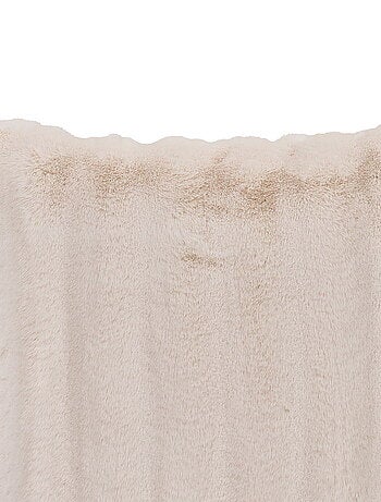 Coussin Galena -Coussin en fourrure synthétique blanc 45x45 cm