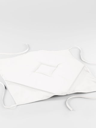 Coussin galette de chaise 36 x 36 x 3.5 cm blanc essentiel