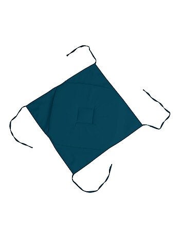 Coussin galette de chaise 4 rabats mastic 40x40cm