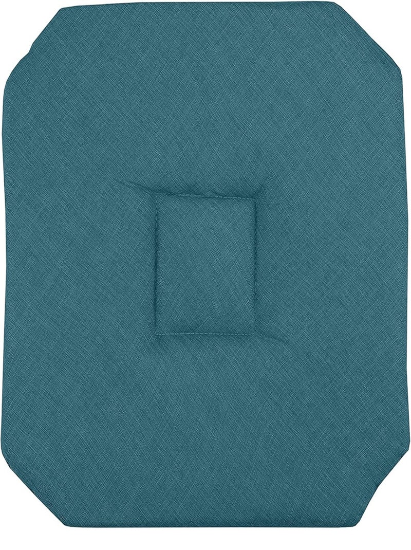 Coussin galette de chaise 4 rabats collection chinee Blanc - Kiabi