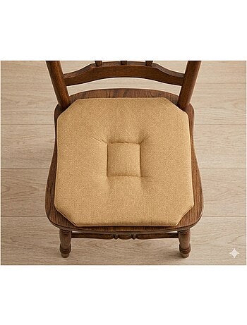 Coussin galette de chaise 4 rabats collection chinee