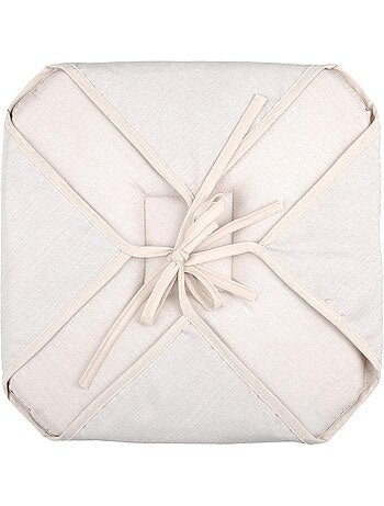 Coussin galette de chaise 4 rabats collection chinee