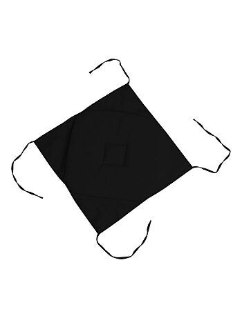 Coussin galette de chaise 4 rabats mastic 40x40cm