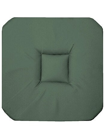 Coussin galette de chaise 4 rabats Uni Panamas