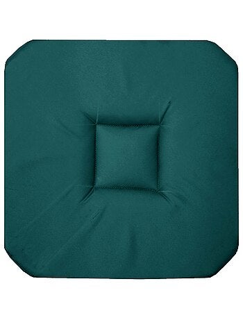 Coussin galette de chaise 4 rabats Uni Panamas