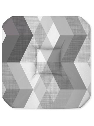 Coussin Galette de chaise assise Anthracite 36 x 36 cm