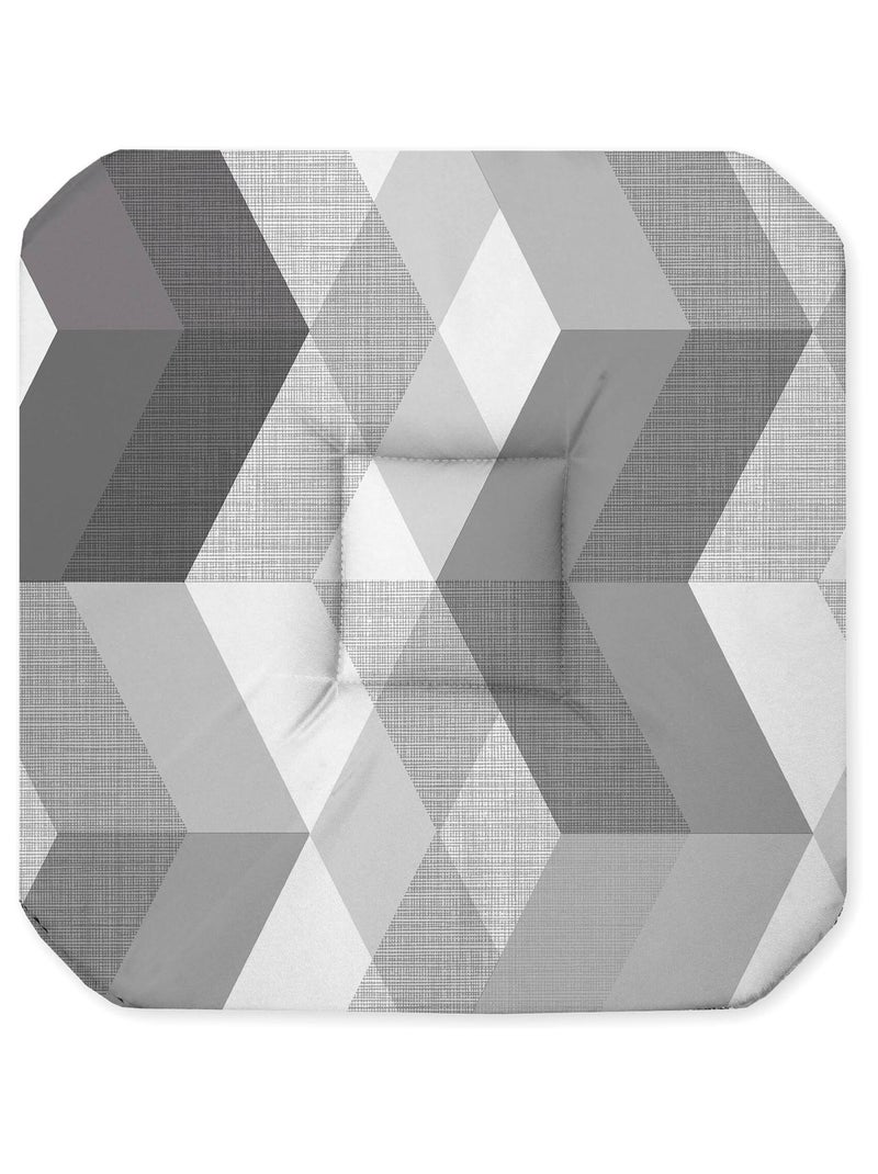 Coussin Galette de chaise assise Anthracite 36 x 36 cm Gris - Kiabi