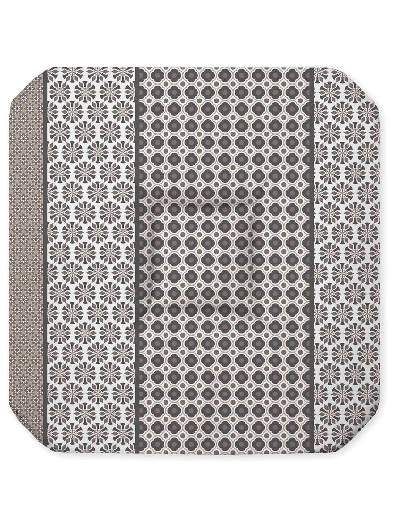 Coussin Galette de chaise Collection Damara Beige - Kiabi