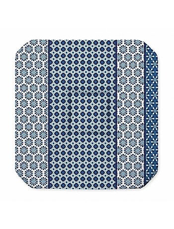Coussin Galette de chaise Damara Indigo
