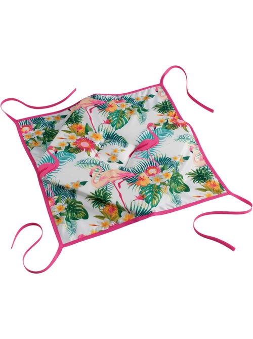 Coussin Galette de chaise Flamant rose Flamingo - Kiabi