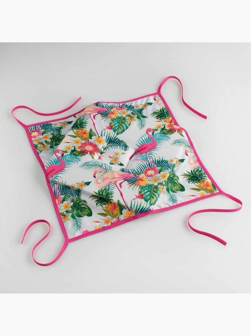 Coussin Galette de chaise Flamant rose Flamingo Vert - Kiabi