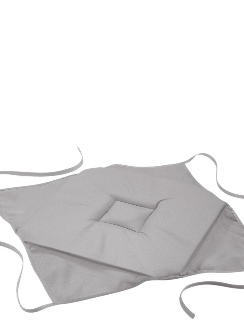 Coussin Galette de chaise Top couleur Gris - Kiabi