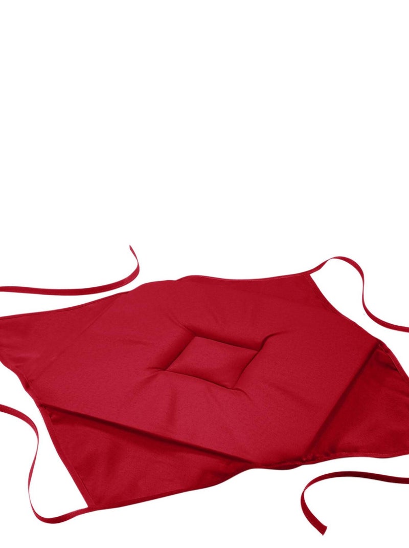 Coussin Galette de chaise Top couleur Rouge - Kiabi