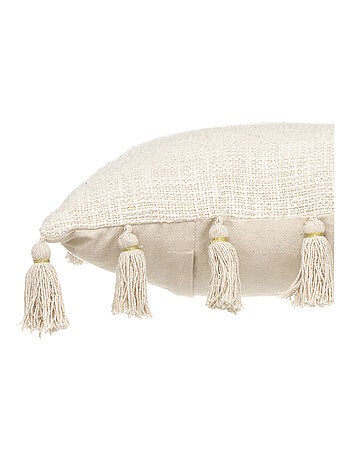 Coussin gypsy avec pompons