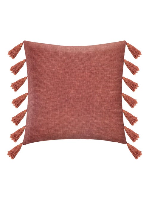 Coussin gypsy avec pompons - Kiabi