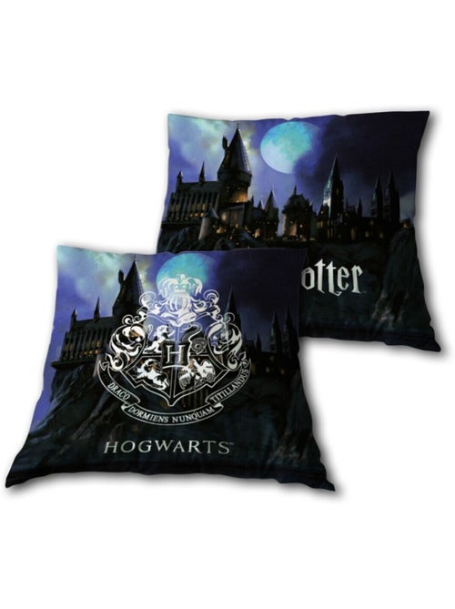 Coussin Harry Potter - Blason Hogwarts - Château de Poudlard - 35x35 cm - Kiabi