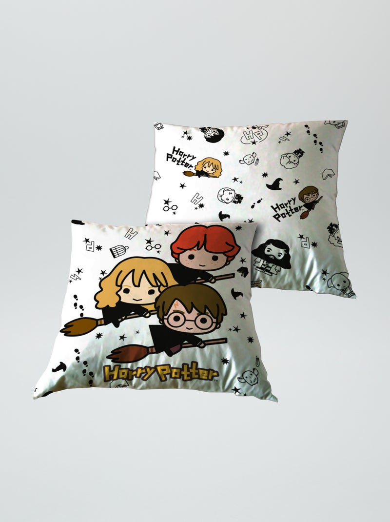 Coussin 'Harry Potter' Blanc - Kiabi