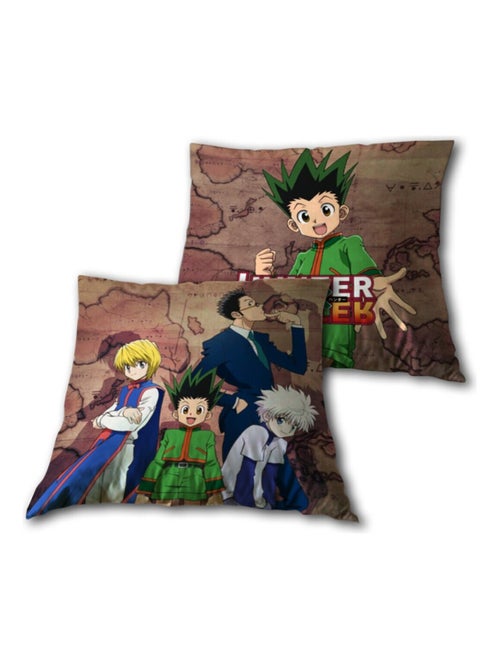 Coussin Hunter x Hunter - 4 personnages - 35x35 cm - Kiabi