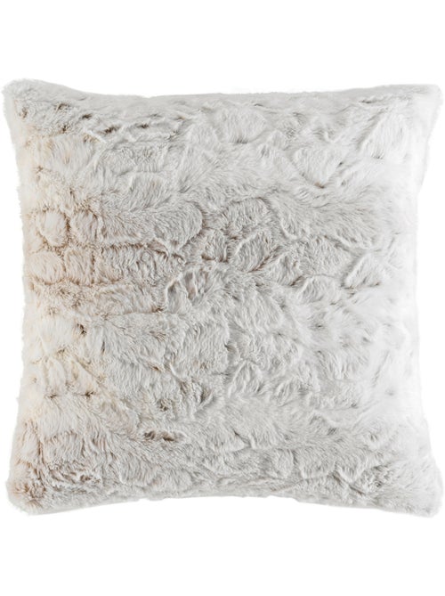 Coussin imitation fourrure - Kiabi