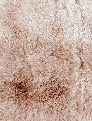 Coussin Imitation Fourrure Doux Aspect Ombré