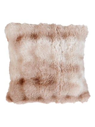 Coussin Imitation Fourrure Doux Aspect Ombré
