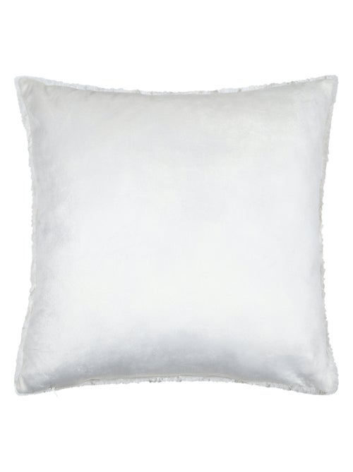 Coussin imitation fourrure vagues - Kiabi Coussin imitation fourrure vagues - Kiabi