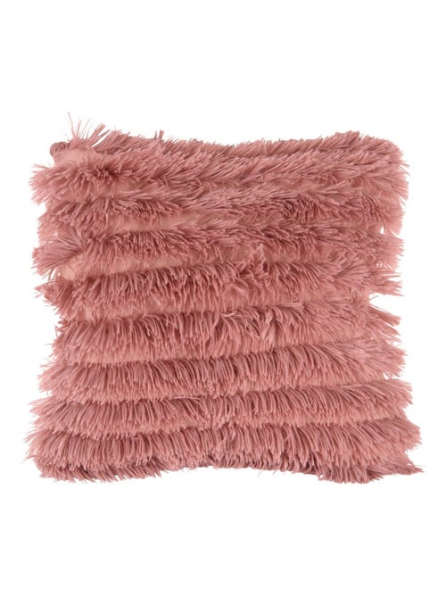 Coussin imitiation fourrure Jazz - Kiabi