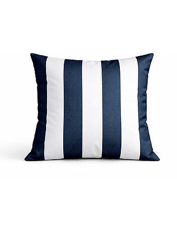Coussin imperméable déhoussable à rayures ARCACHON