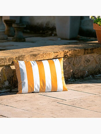 Coussin imperméable déhoussable à rayures ARCACHON