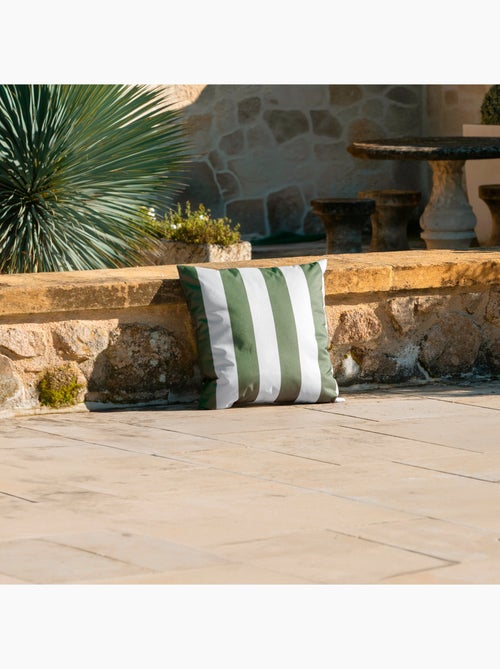 Coussin imperméable déhoussable à rayures ARCACHON - Kiabi