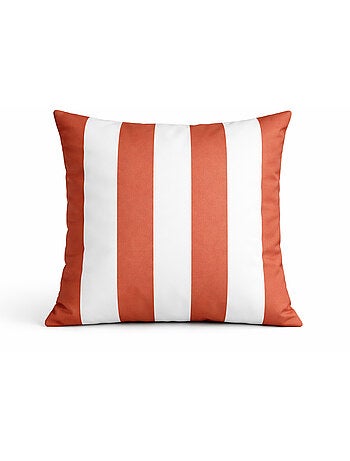 Coussin imperméable déhoussable à rayures ARCACHON