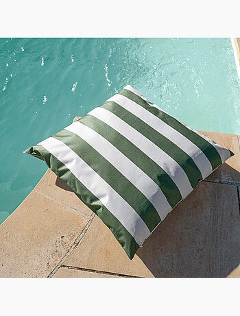Coussin imperméable déhoussable à rayures ARCACHON