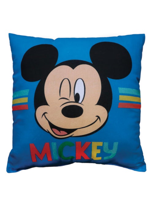 Coussin imprimé 100% coton, DISNEY MICKEY CLASSIC - Kiabi