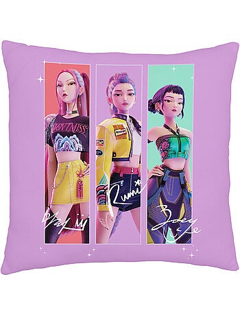 Coussin imprimé 100% polyester, KPOP DEMON HUNTERS TOUR