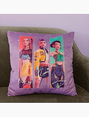 Coussin imprimé 100% polyester, KPOP DEMON HUNTERS TOUR