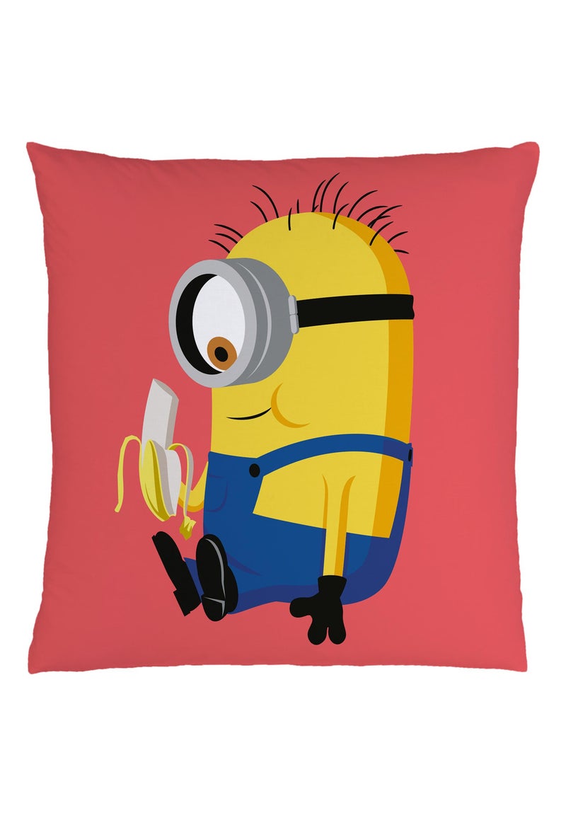 Coussin imprimé 100% polyester, LES MINIONS BANANA Jaune - Kiabi