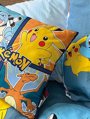 Coussin imprimé 100% Polyester, POKEMON FRIENDS