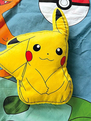 Coussin imprimé 100% Polyester, POKEMON PIKACHU