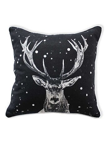 Coussin imprimé cerf Epicéa