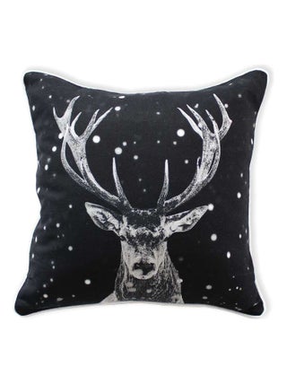 Coussin imprimé cerf Epicéa