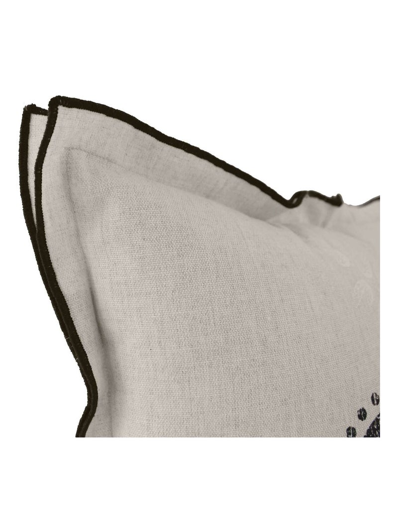 Coussin imprimé cœurs EPICÉA Beige - Kiabi