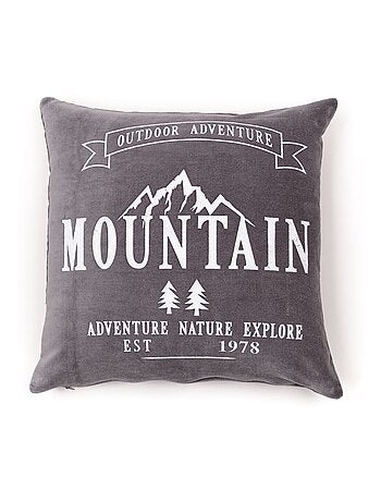 Coussin Imprimé coton MOUNTAIN