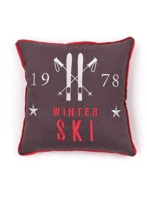 Coussin Imprimé coton MOUNTAIN - Kiabi