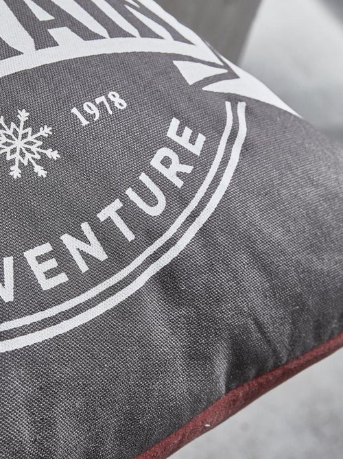 Coussin Imprimé coton MOUNTAIN - Kiabi