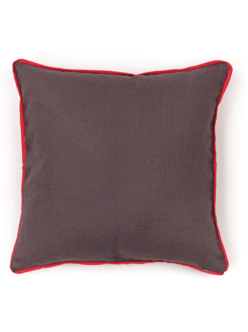 Coussin Imprimé coton MOUNTAIN Gris - Kiabi
