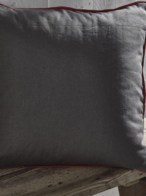 Coussin Imprimé coton MOUNTAIN - Kiabi